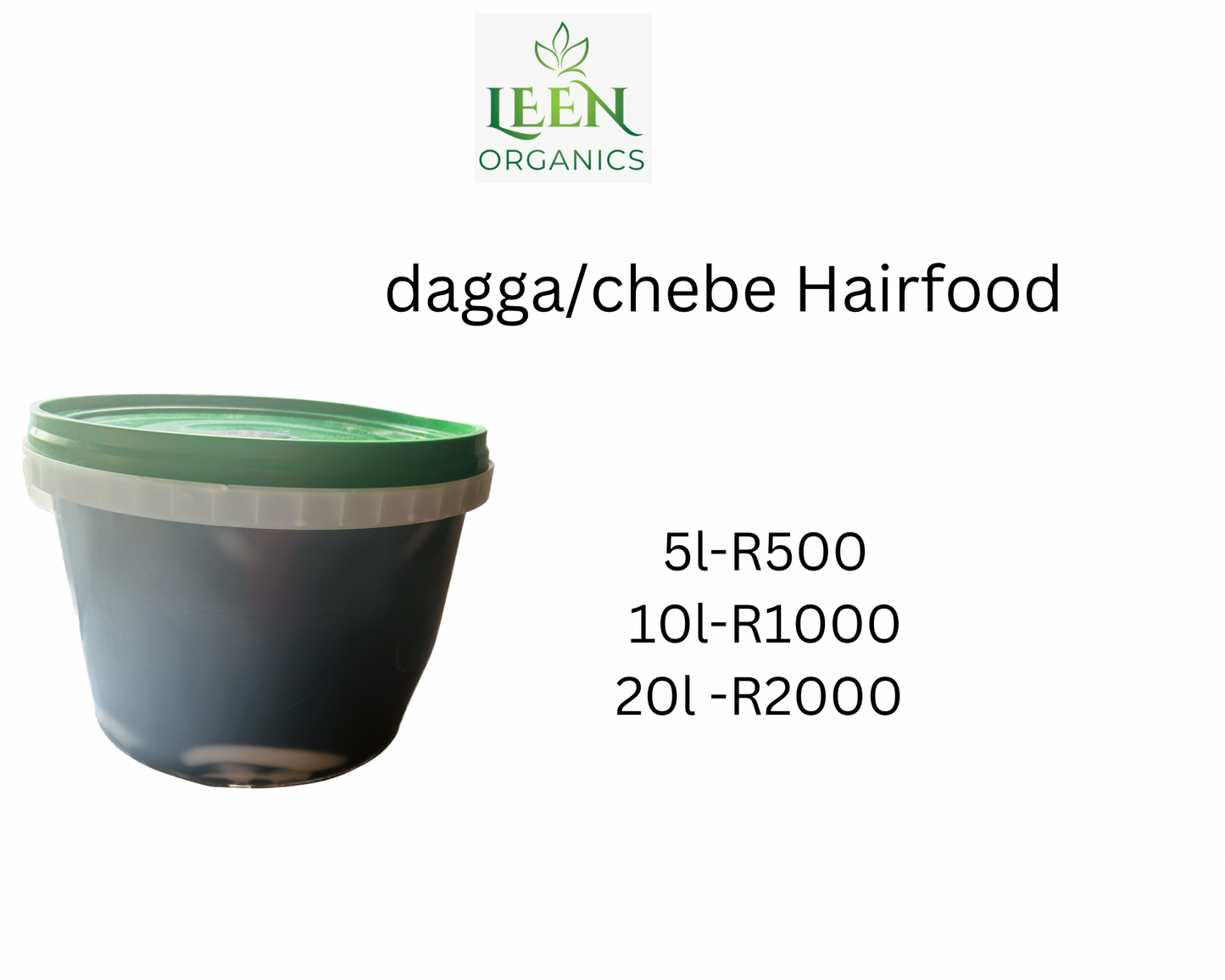 5l Hairfood - chebe /Leen/dagga